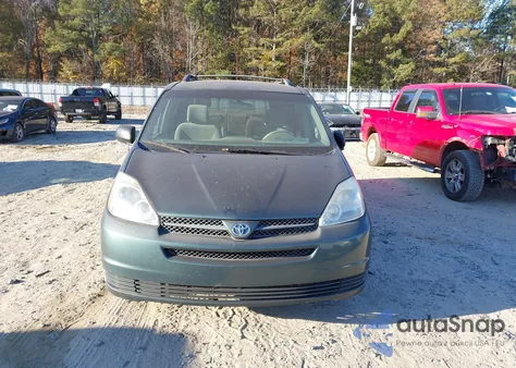 2004 Toyota Sienna Le из США, поврежденный, VIN 5TDZA23C64S187074